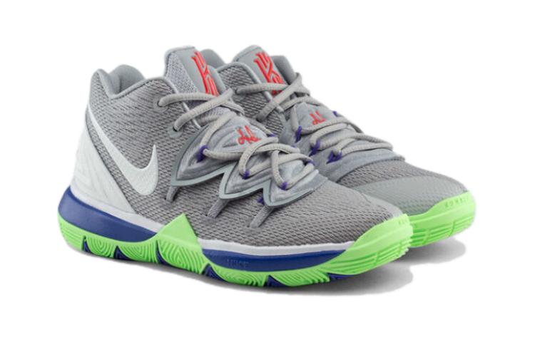 Nike Kyrie 5 Wolf Grey Lime Blast PS AQ2458-099