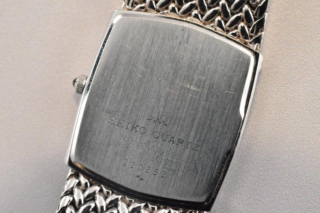 [USED] Seiko Credor 6730-5340 QZ Black Dial Women's Watch
