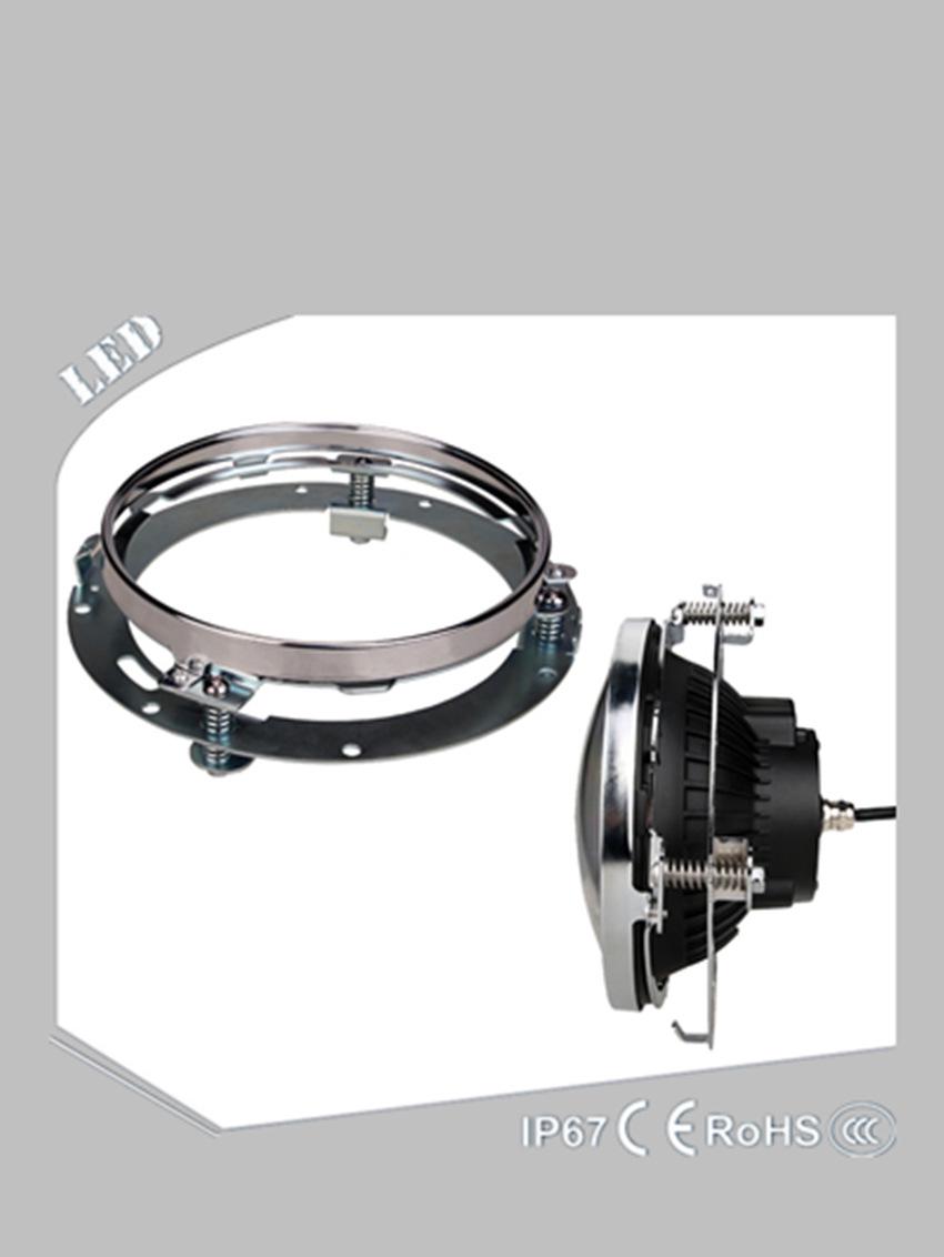 

7-дюймовый кронштейн фары Harley-Davidson из нержавеющей стали, ударопрочный Aluminum Alloy