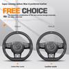 For MG MG4 3SW ZR EHS EZS GS MG7 MG5 MG6 MG3 HS ZS EV GT X Power Car Carbon Fiber Leather Steering Wheel Cover Auto Accessories WW5