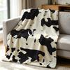 Cow Tales  Blanket Soft Cozy Throw for Sofa Bed Festive Holiday Decor Gift for Kids and Adults, Lightweight and Warm