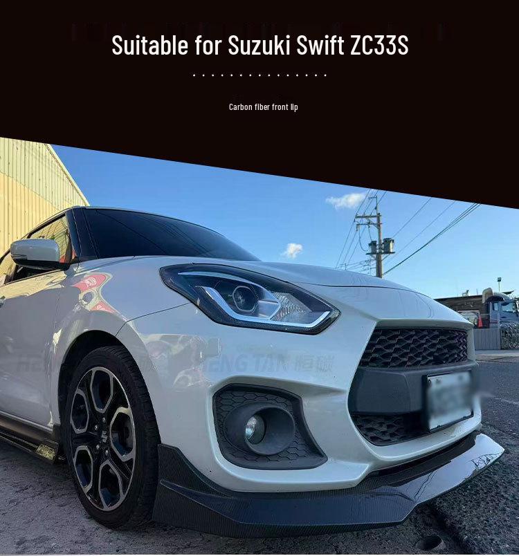 Carbon Fiber Dual-Layer Rear Spoiler for 2018-2023 Suzuki Swift ZC33S