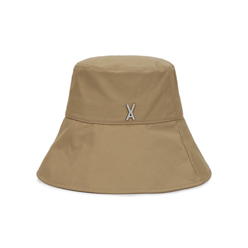 VARZAR VA Studded Solar Shield Bucket Hat Beige