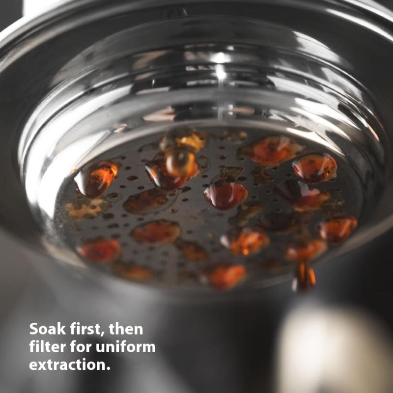 Coffee Filter Small French Press Portable Stainless Steel Vietnamese Coffee Pot For Pour Over Barista Maker Reusable Dripper