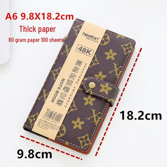 Korean Retro Business Hardcover Diary Notebook with Buckle - 18K/25K Stationery