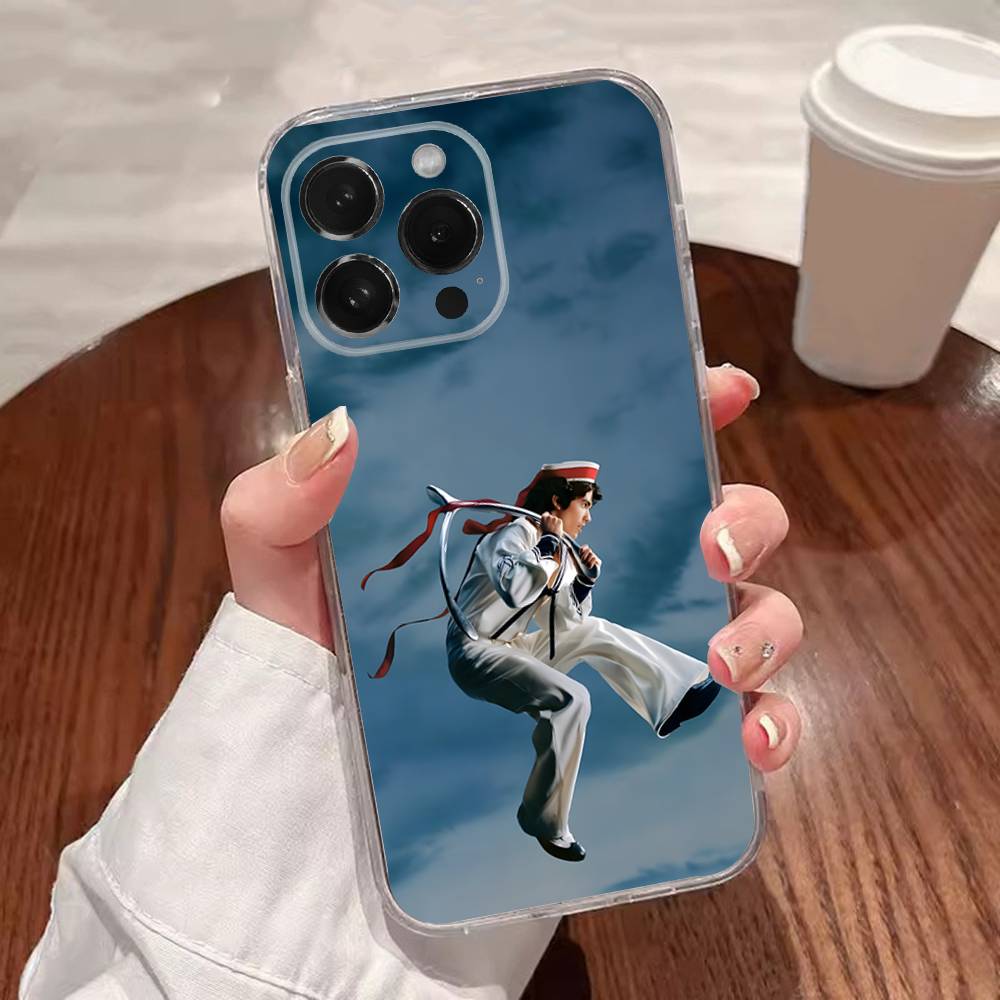 C-Conan Gray Wishbone Transport Phone Case For iPhone 17,16,15,14,13,12,11,Pro,XS,Max,XR,Plus,E,SE4,Mini Shockproof Soft Cover