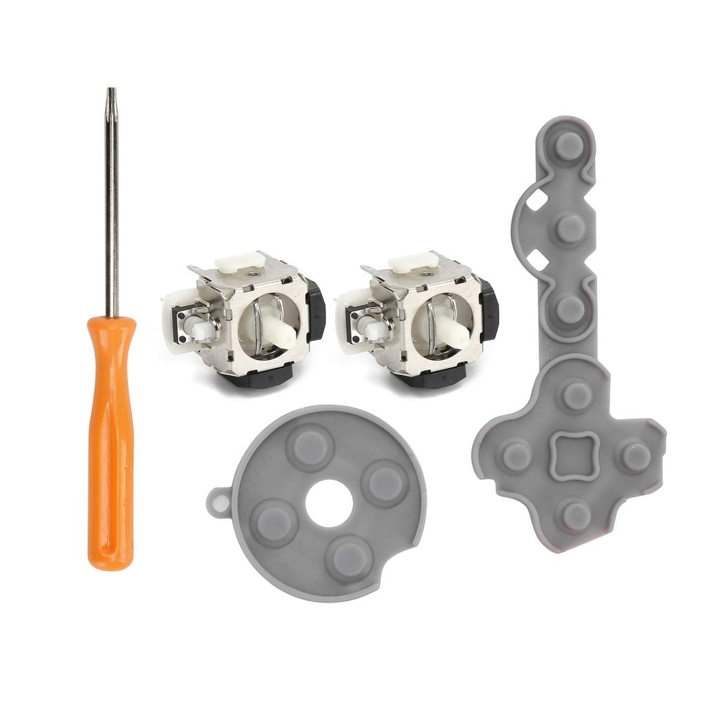 1 Set of Conductive Silicone Rubber Pad and Rocker Compatible for XBOX 360 Controller