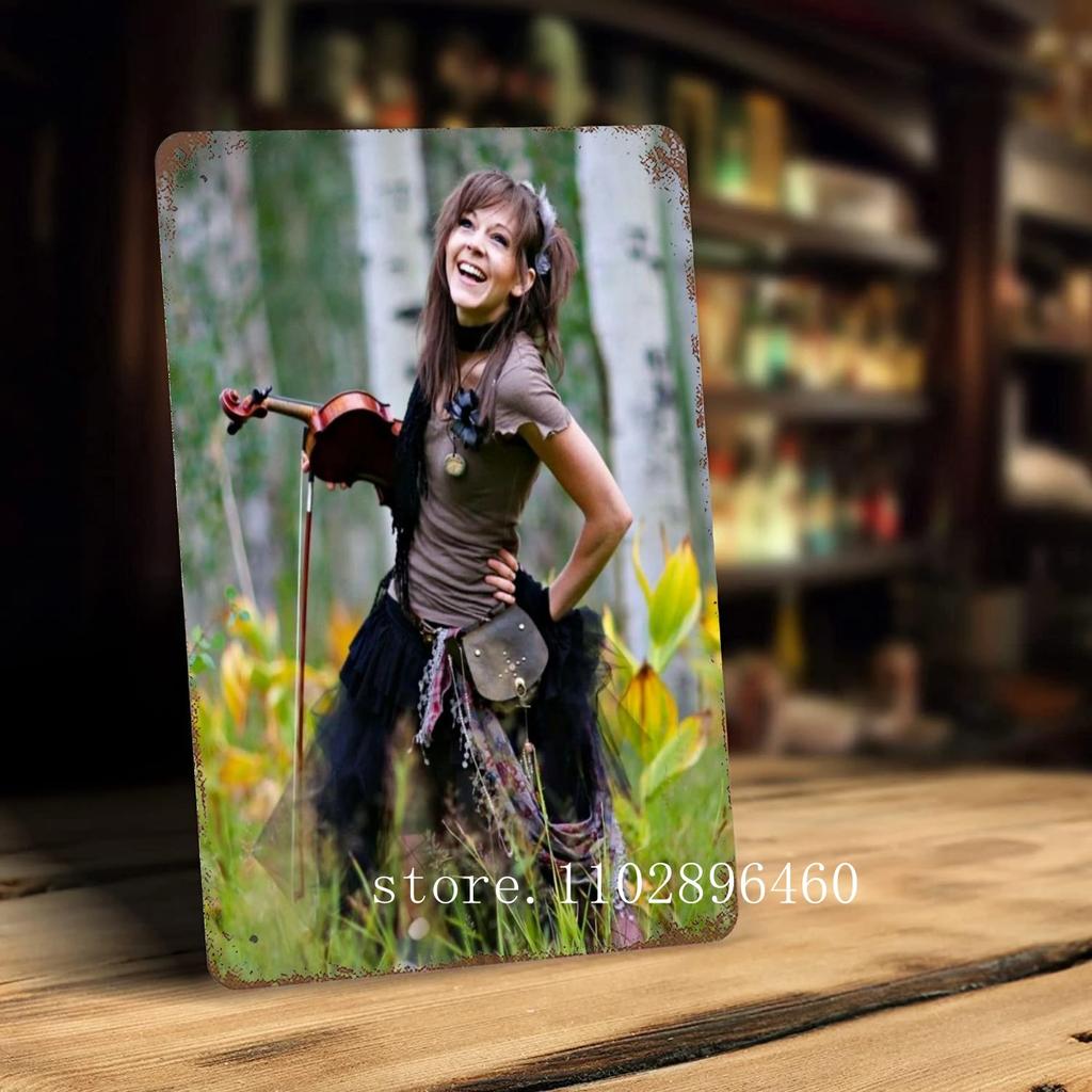 lindsey stirling Metal Plaques & Signs wall decor Vintage Tin Signs Captain Metal Poster Decor for Bar Pub Club Wall Decoration