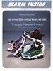Waterproof Leather Boys' Sports Shoes with Rotating Button, Cotton and Velvet Lining, for Teens and Big Kids