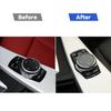 Dreifarbiger Karbonfaser Auto Multimedia Rahmen Dekorativer Aufkleber für BMW X3 / X4 / X5 / X6 / F07 / F10 / F15 / F16 / F20 / F25 / F26 / F30 / F34