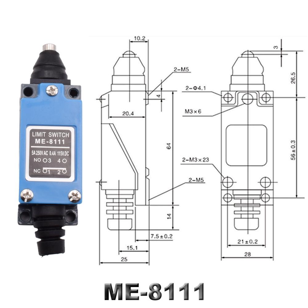 

ME 8104 8108 8111 8122 9101 ЧПУ Мікро Миттєвий Кінцевий Вимикач 5A/220V Обертовий Важіль-Ролик Герметичний Промисловий Верстатний Кінцевий Вимикач