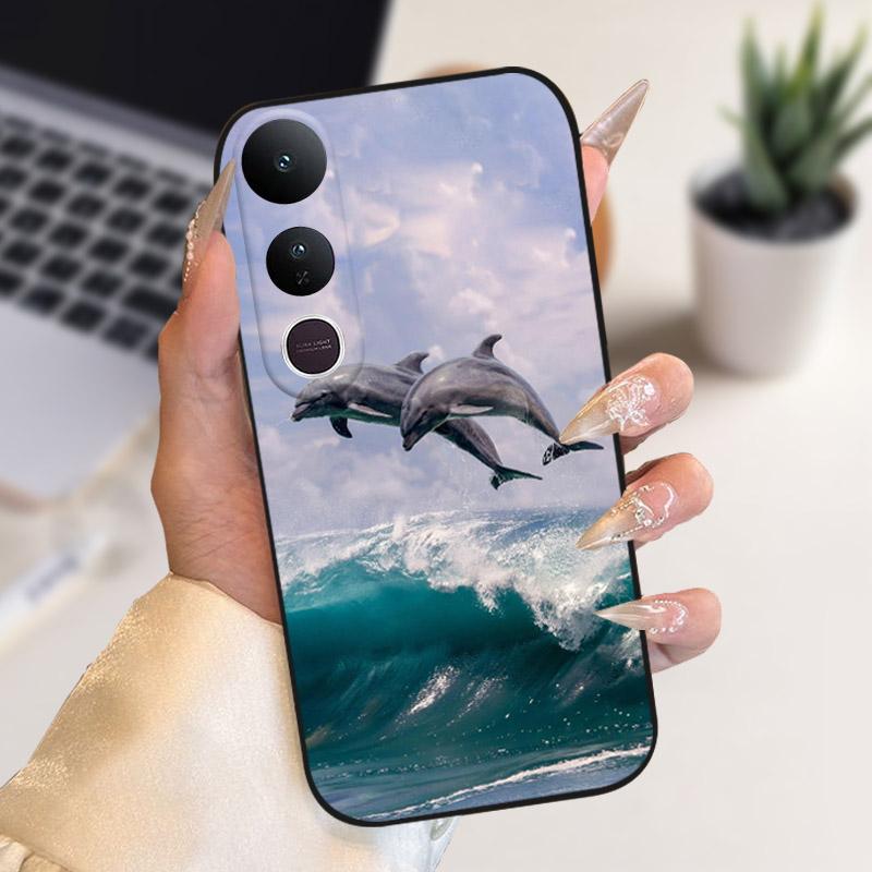 Custodia Antiurto Per Vivo V50 Lite Cover Protettiva in Silicone Guscio Posteriore Coque Funda Per VIVO V50Lite Custodie Posteriori per Telefono Paraurti Morbido