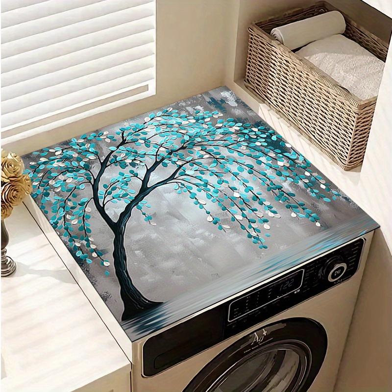 

1 шт. Резиновый коврик для сушки с абстрактным плакучим деревом для кофейни, ресторана, кухни, ковер, коврик для стола, посуда, прочный диатомовый коврик для стола, коврик для питомца, кофейная посуда 30*40