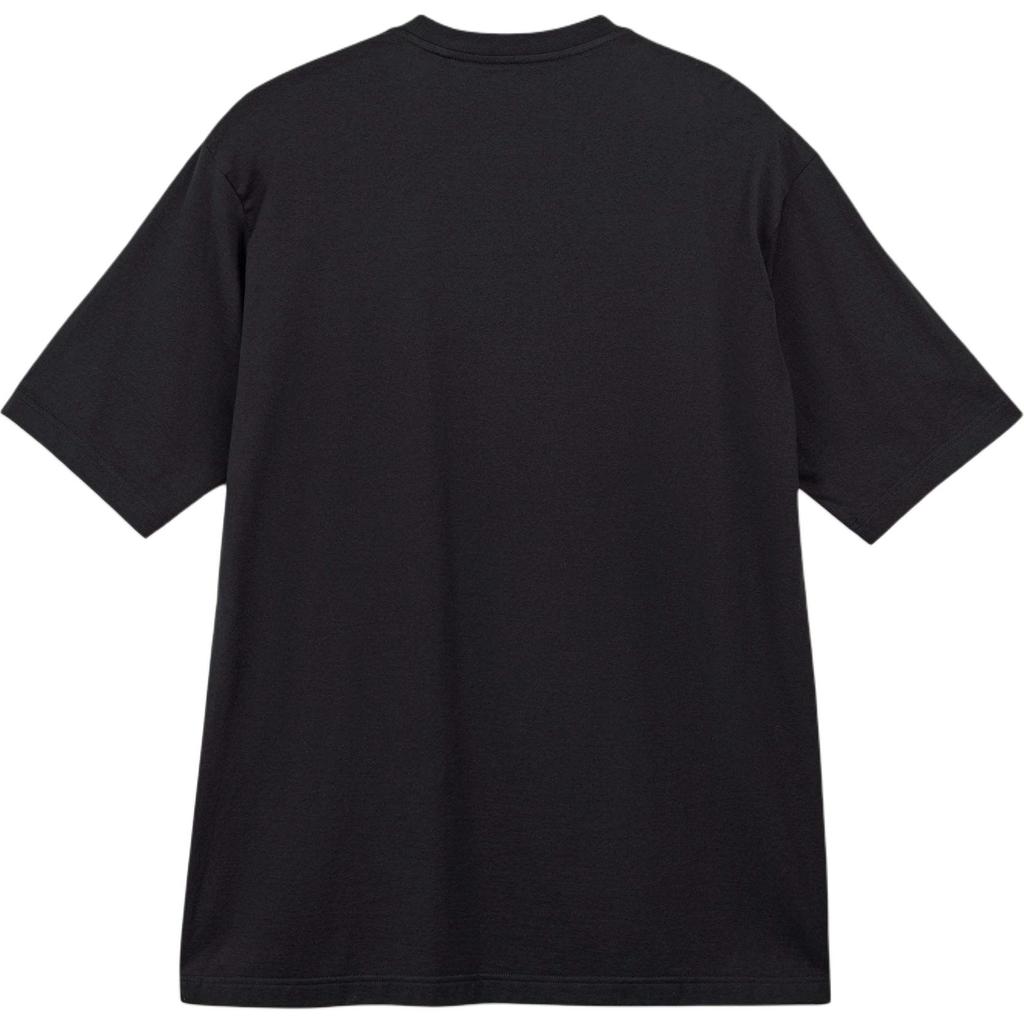 Adidas Solid Color Comfortable Soft Crew Neck Pullover Short Sleeve T-Shirt Unisex Tops Black IW0071