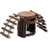 Hamster House and Climbing Ladder Toy Hamster Fence Ladder Toy for Small Animals
