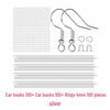 Gold-Plated S925 Silver Copper Ear Hooks for DIY Handmade Earrings