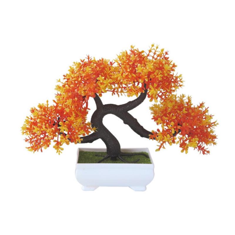 Artificial Greeting Pine Shape Potted Plant for Home Table Decor