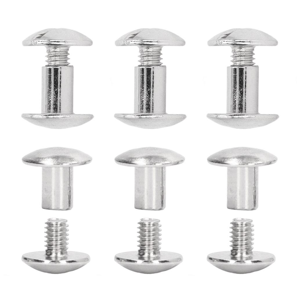 200 Sett Bokbindingsskrue Jevnt Belegg Buede Overflater Elektroplettering Behandling Bokbinding