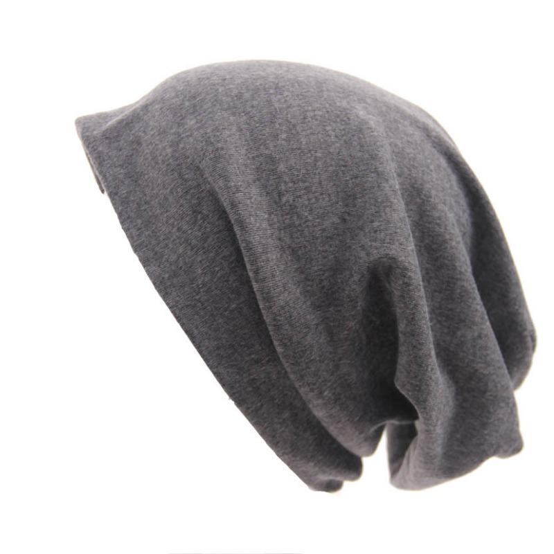 Women's Hat Autumn Winter Hoodie Sports Street Style Hip Hop Casual Loose Men's Women's Knitted Cotton Hat