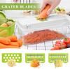 vegetable slicer and grater set Multi-function (white)
