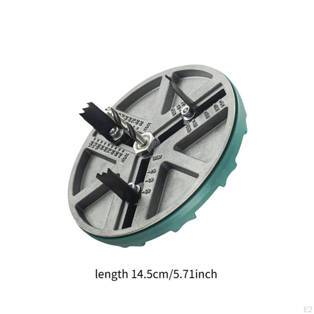 Adjustable Woodworking Holes Saw Round Hole Opener Tool Effortless Stable Quick Drill Practical