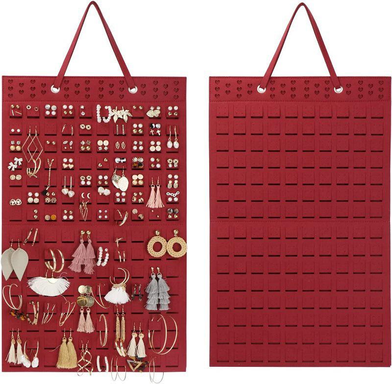 

Настінна пилозахисна сумка-органайзер для ювелірних виробів та намиста