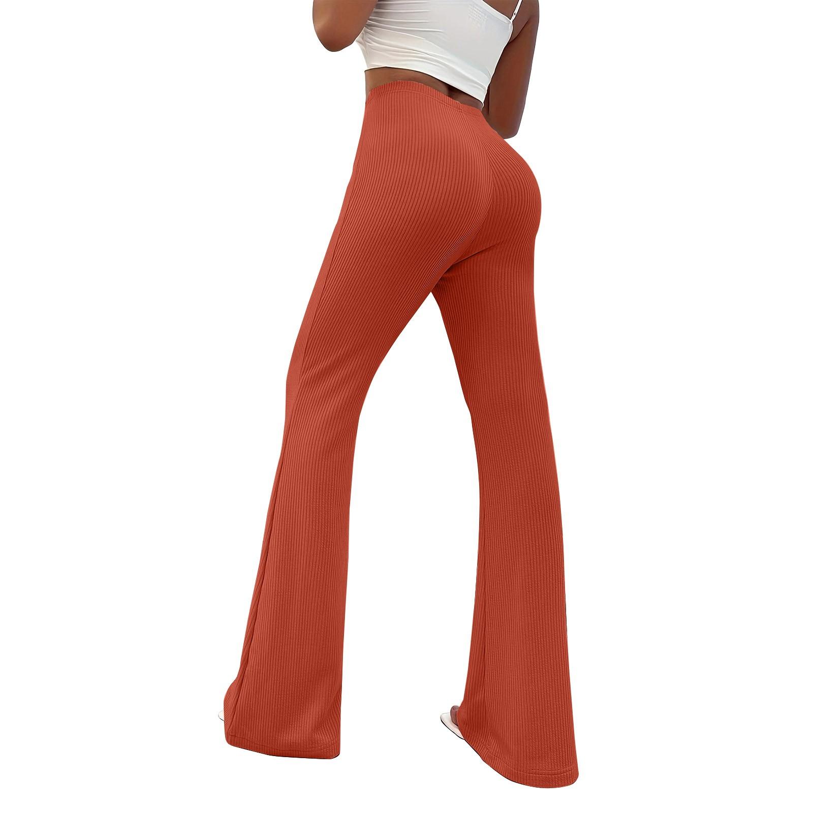 

Women s Casual Straight Yoga Slim-Fit Micro-Trousers S