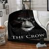 1pc Brandon Lee The Crow Throw Blanket Soft Flannel, Cozy All Season Polyester Perfect for Home, Office