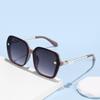 Light Luxury Polarized Camellia Pearl Women's UV-Blocking Sunglasses