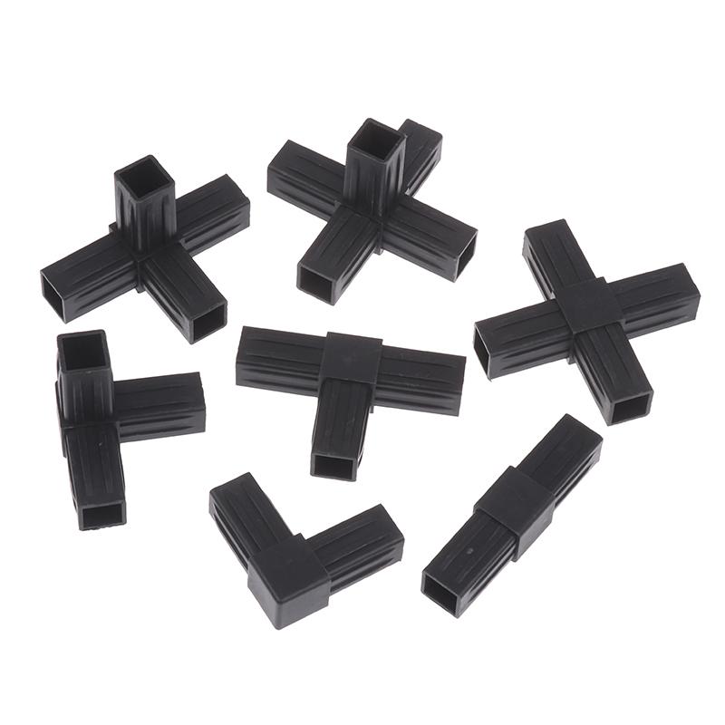 1/5Pcs 20Mm 2/3/4-/5-Way Cross Square Pipe Fittings 20X20Pipe Angle Code Hexagonal Through Plastic Fittings Abs Connector