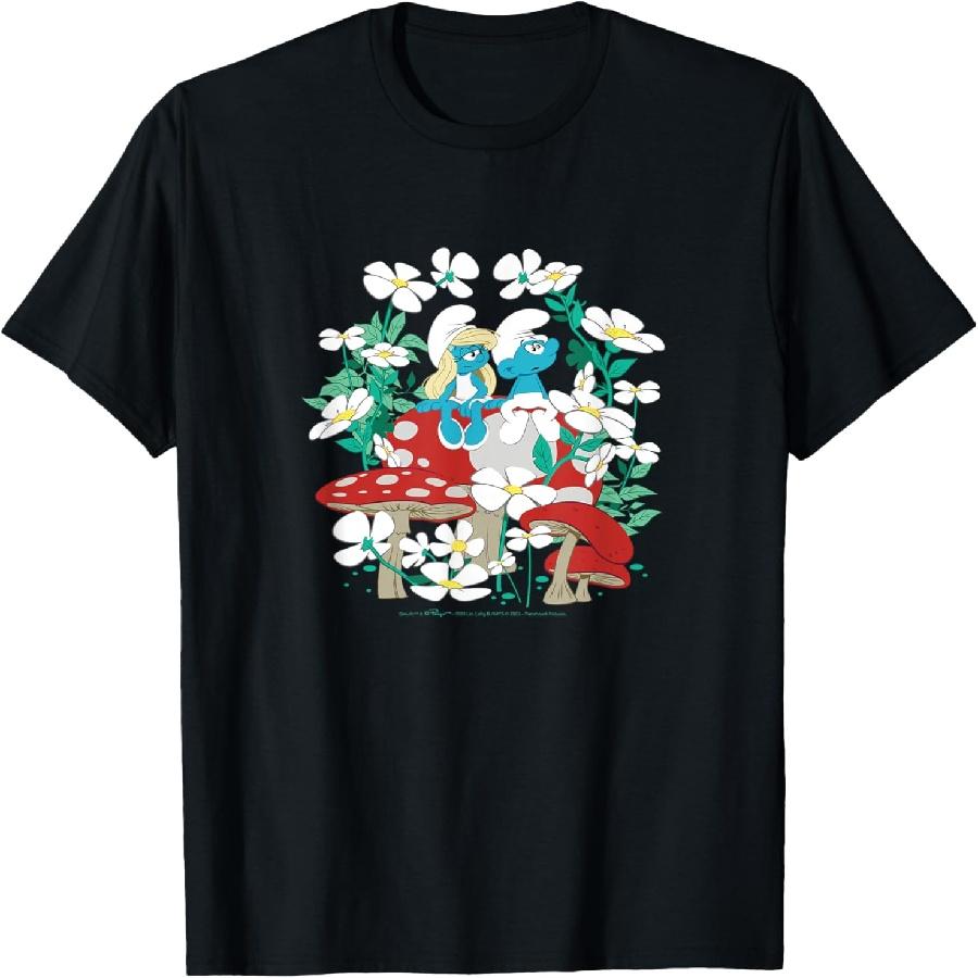 

The Smurfs Movie - Smurfette & No Name Nature T-Shirt XXXL чорний