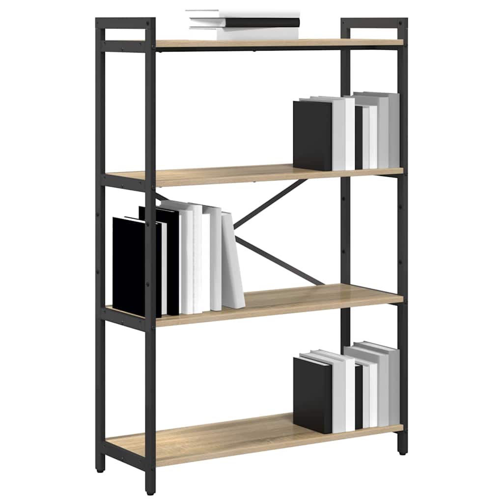 Bookshelf Sonoma Oak 80 x 30 x 120 cm Particleboard
