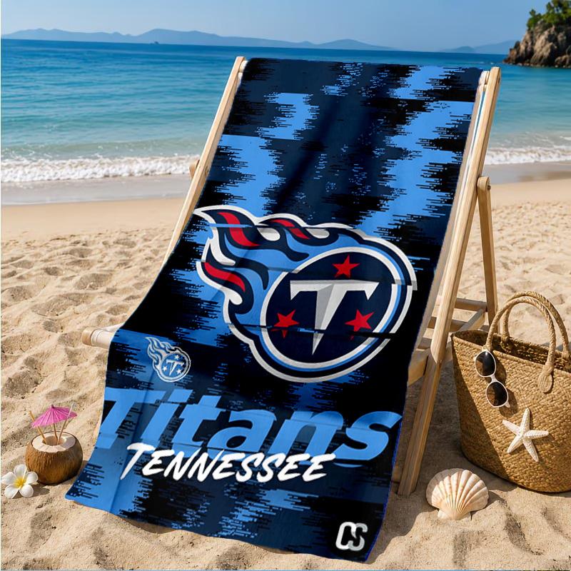 Tennessee Logo Art Beach Towel, Microfiber Beach Towel, Perfect For Pool, Beach, Travel, Home Decor Beach Party Fan Gifts
