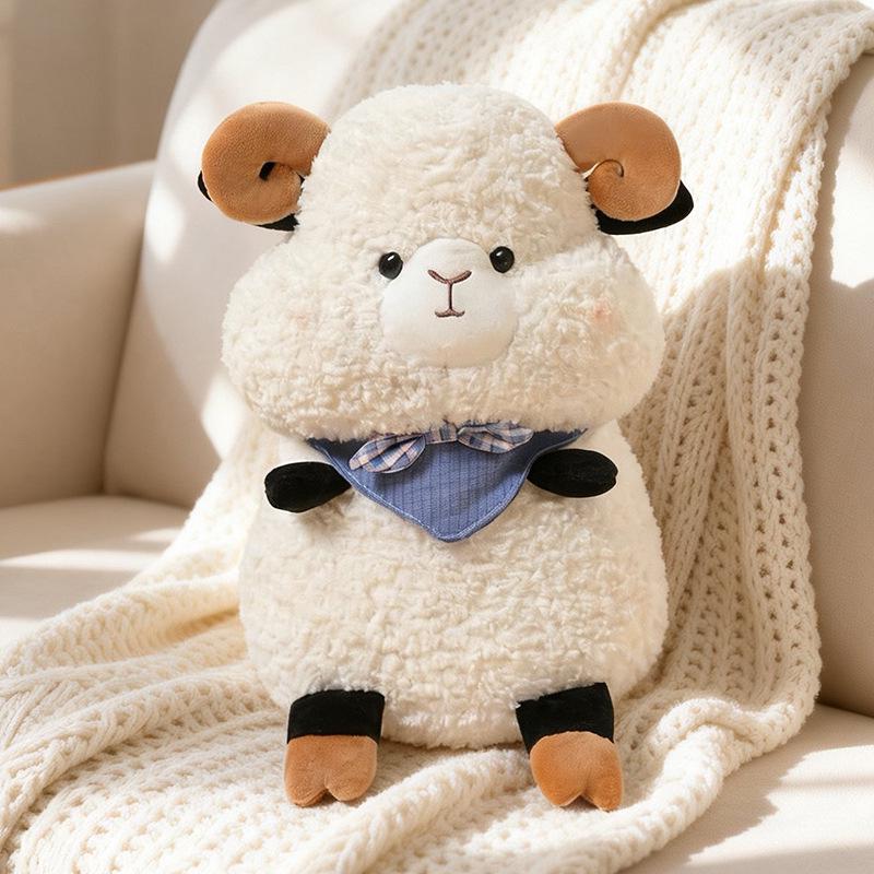 Marshmallow Little Sheep Plush Toy - Cute Alpaca Doll, Soft Cloth Gift for Birthdays