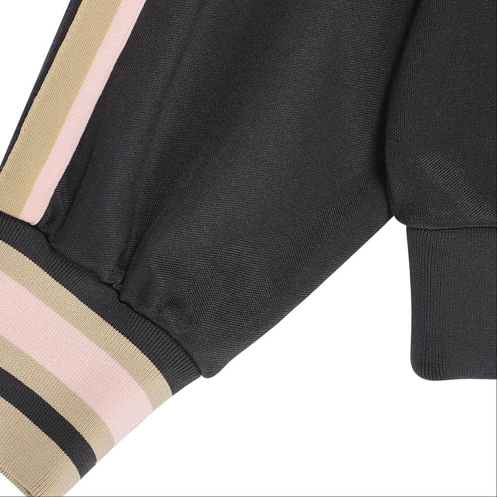 (WMNS) New Balance Half Zip Sweatshirt Asia Sizing 'Black Beige' Women's AWT23561-PHM