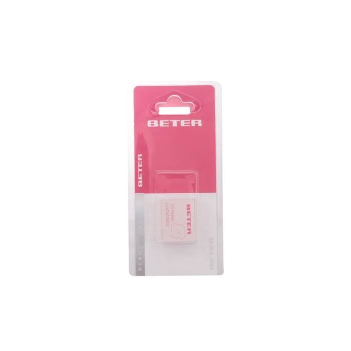 Lames de rasoir - BETER - 10 pcs - Mixte - Tous types de peau - Adulte