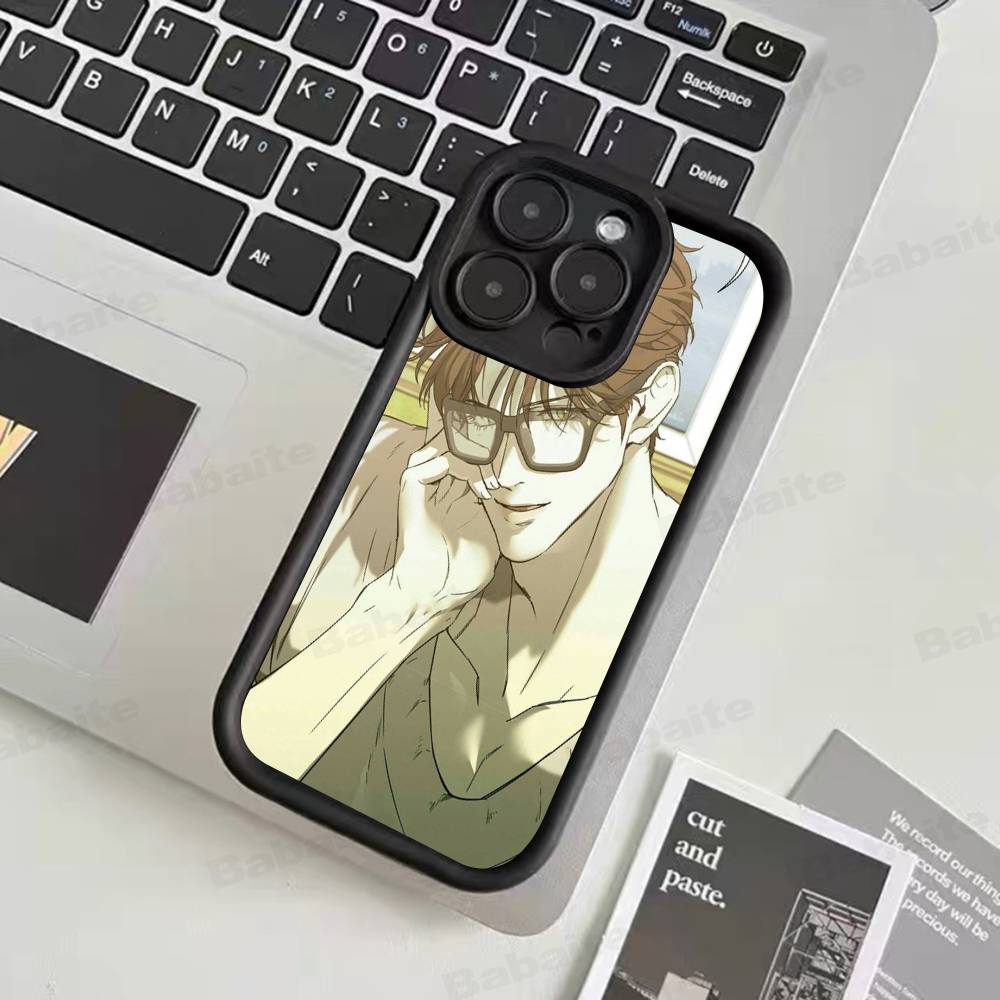 Nerd Project bl Anime For iPhone 17 Pro Max 16 15 14 13 12 11 Plus Black Soft Phone Cover