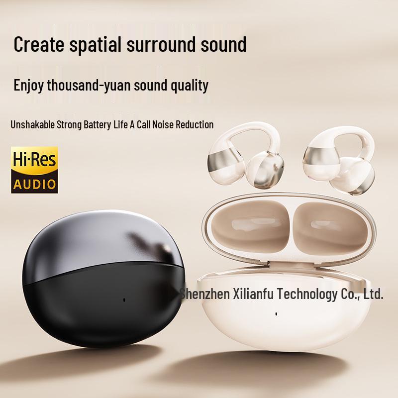 Miniso M09 Smart Translation Bluetooth Earphones - Clip-On, High-Quality Sound, Long Battery Life