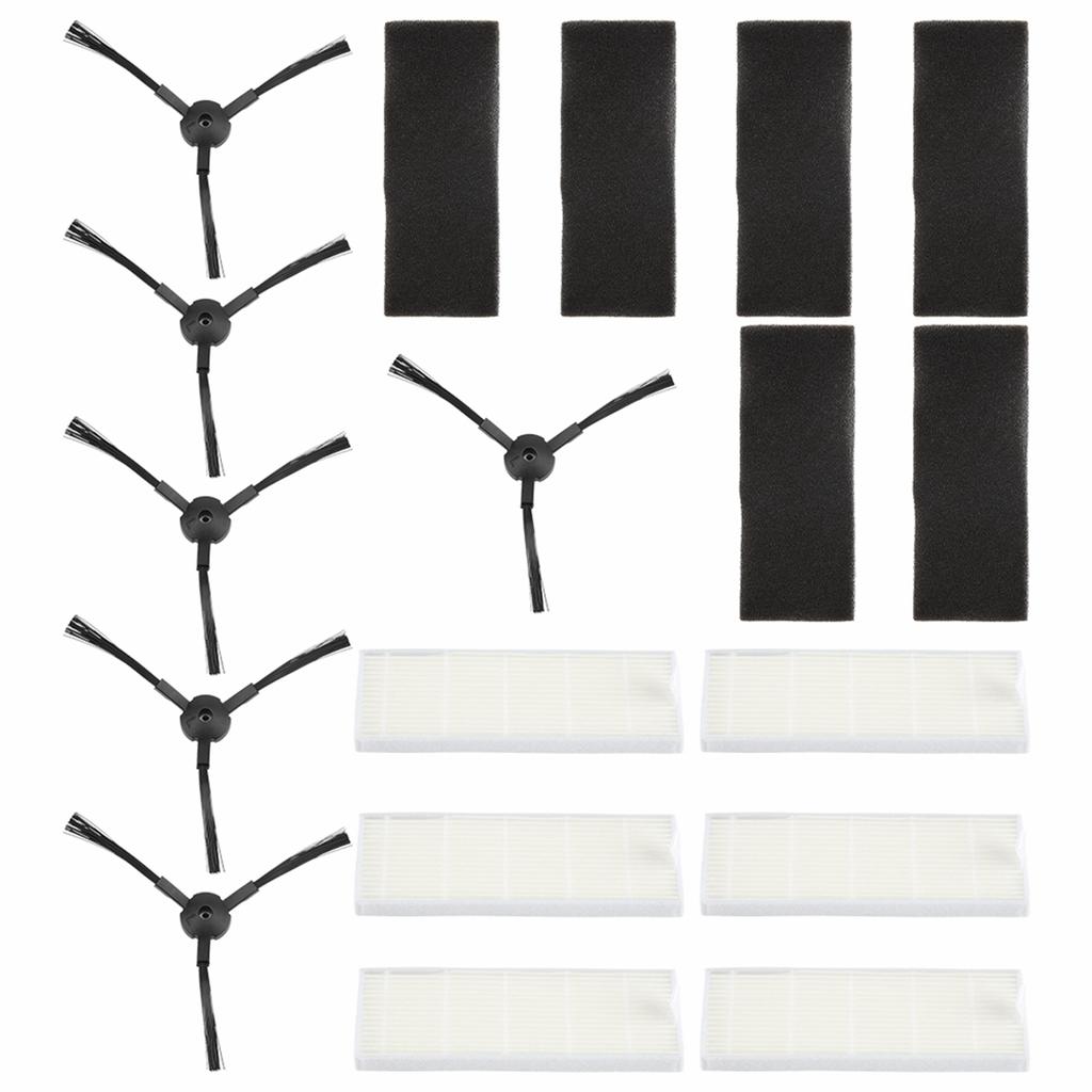 Náhradní díl pro vysavač Boční kartáč & HEPA filtry Sada nářadí pro ILIFE A6 A4 A4s Robot