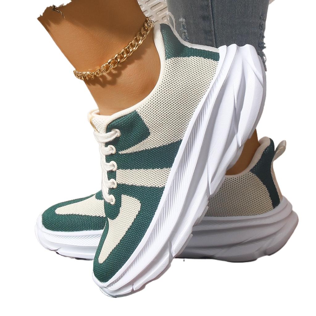 fashion Autumn Women's Vulcanize Shoes Lace-up Flat Sport Shoes for Women Outdoor Light Causal Flats Platform Low Top Anti-slip Sneakers