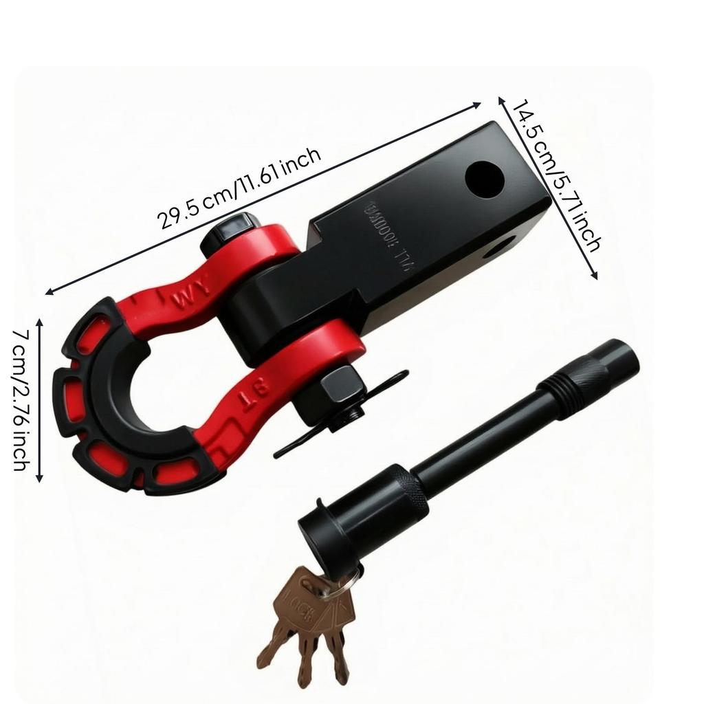 Lockable Tow Arm with Lock | Curved Shackletypehitch, Towing Keys,