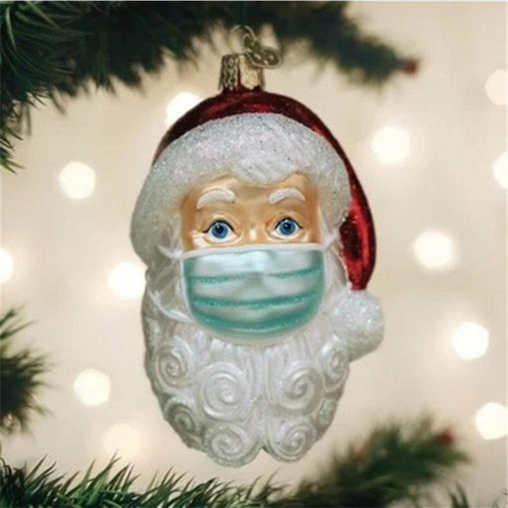 Resin Santa Claus Christmas Tree Ornaments Pendant Hanging Gifts Xmas Decor for Home Party
