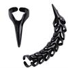 Braids Accessories Retro Punk Hair Selecting Tools Hair Accessories Gothic Talon Nail Finger Claw Spike Rings For Braiding Hair