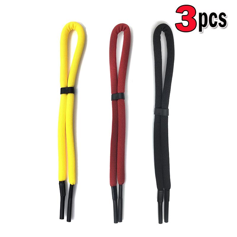 3Pcs Floating Foam Chain Eyeglasses Straps Sunglasses Chain Sports Anti-Slip String Glasses Ropes Cord Holder for Swimming