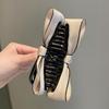 2023 Stylish Runaway Princess Bow Hair Clip: Double-Sided Shark Claw Hairpin