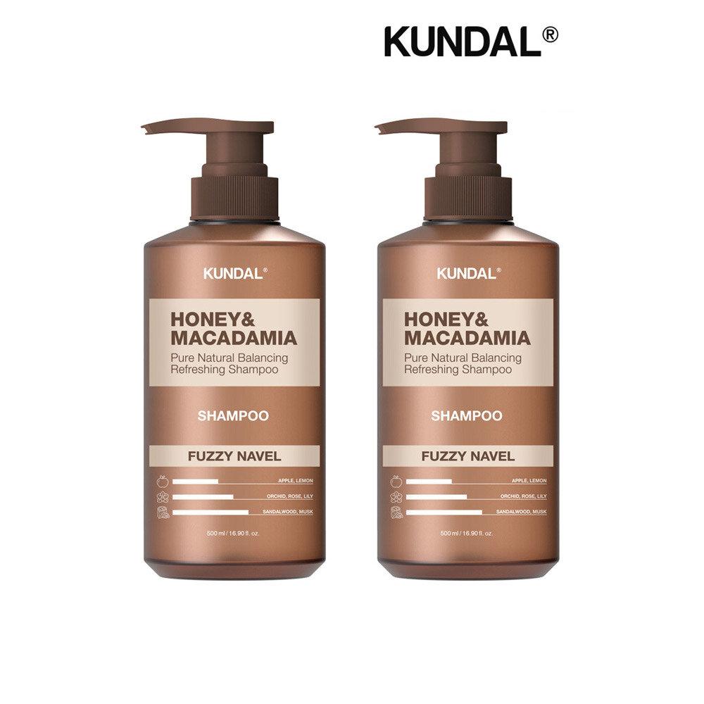 

KUNDAL Honey & Macadamia Nature Shampoo Fuzzy Nable 500ml x2