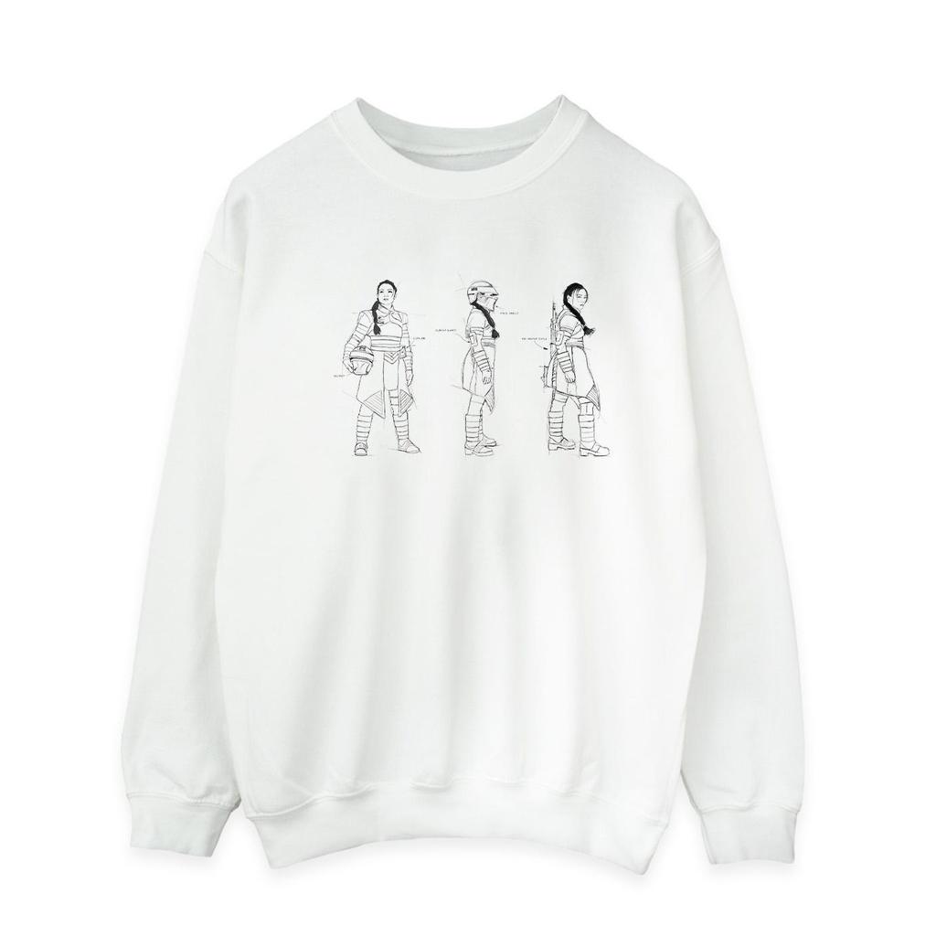 Star Wars Mens The Book Of Boba Fett Fennec Concept Sweatshirt