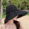 Sunshade Hat for Face Protection Women Sun Bucket Hat  Wide Brim Summer Foldable Beach with UV Cap  Breathable Outdoor Travel Comfortable Hiking