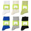 5 Pairs of Cotton Socks Men's Summer Thin Black, White and Grey Mid-calf Cotton Anti-odour Sweat Summer Long Sports Socks for Men