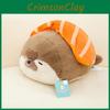 Sushi Otter Sea Plush Keychain Cute Animal Backpacks Keyrings Birthday Gift